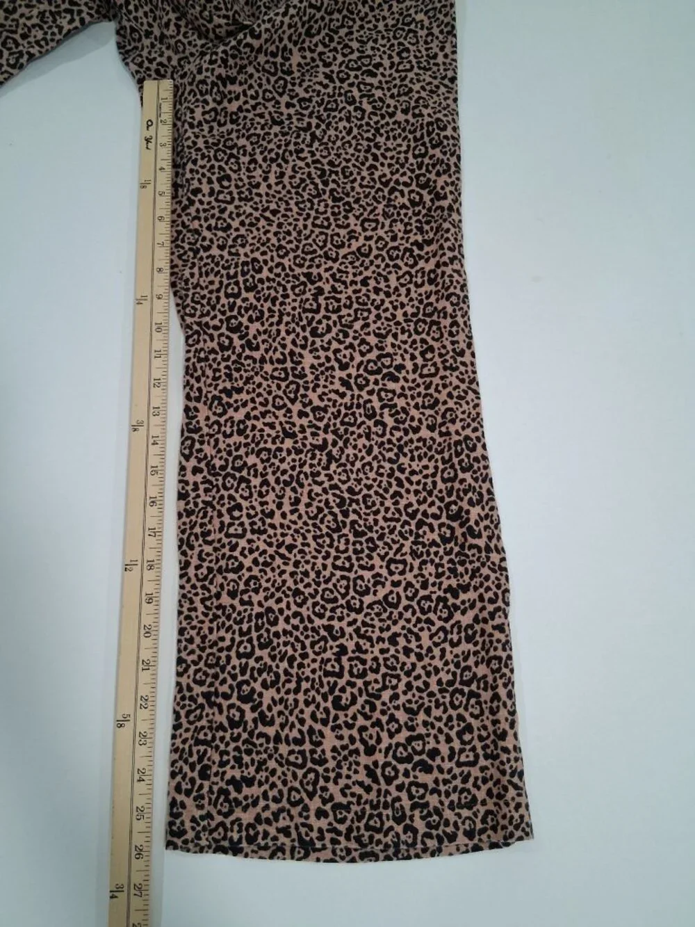 Reformation JACKIE Leopard Print Wide Leg Crop Linen Pants Size 4